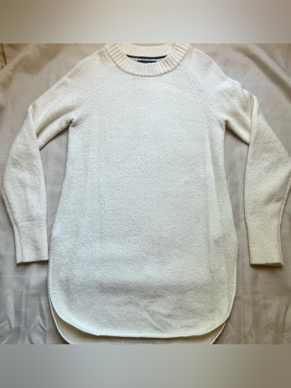 Tommy Hilfiger ivory Crewneck Sweater Dress
